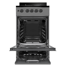 Плита газовая Maunfeld MGC50GEGR08 серый, конфорок 4 шт, духовка 59 л, 50 см x 88 см x 65 см