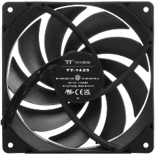 Вентилятор для корпуса Thermaltake TOUGHFAN 14 Pro черный, 140 мм, 2000 об/мин, 31.6 дБ, 4 pin
