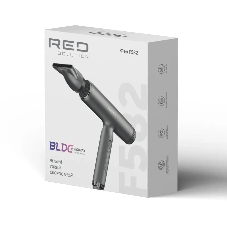 Фен Red Solution F582 серый/серебристый, 1500 Вт, ионизация