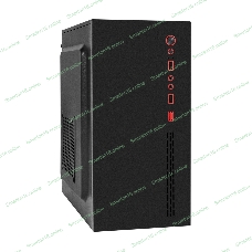Компьютерный корпус Minitower ExeGate BAA-403-UNS350 (mATX, БП UNS350 с вент. 12см, 2*USB, HD Audio, черный)