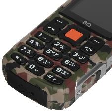 Мобильный телефон BQ 2430 Tank Power серебро/камуфляж