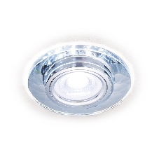 Встраиваемый точечный светильник S211 CL/WH хром/прозрачный MR16+3W(LED WHITE 4200K) Встраиваемый точечный светильник S211 CL/WH хром/прозрачный MR16+3W(LED WHITE 4200K)