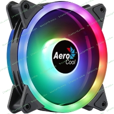 Вентилятор для корпуса Aerocool/Formula Duo 12 черный, 120 мм, 1000 об/мин, 19.7 дБ, 6 pin