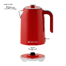 Чайник электрический Galaxy Line GL 0349 1.7 л, 2200 Вт, красный корпус: нерж.сталь (ГЛ0349Л)