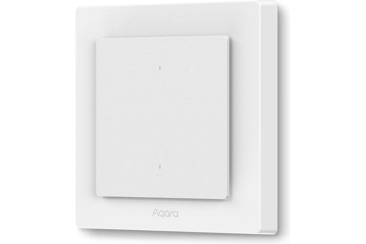 Умный выключатель Aqara H2 WS-K07D 2-х кл. белый
