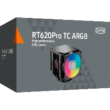 Устройство охлаждения(кулер) PcCooler RT620Pro TC ARGB Soc-AM5/AM4/1151/1200/2066/1700 черный 4-pin 34.9dB Al+Cu 265W Ret (RT620PROTC-BKAWYX-GL)