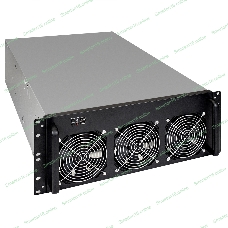 Корпус для майнинга ExeGate EX288960RUS Pro 8-650 без БП, 2*USB, 6*fan 120мм, места под: 8 видеокарт, 1 БП