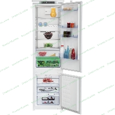 Встраиваемый холодильник Beko BCNA306E3S белый, 2 камеры, 215/69 л., морозилка снизу, No Frost