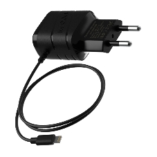 Сетевое зарядное устройство Maxvi TCM-101LB 1A, Lightning, 1xUSB-A, черный