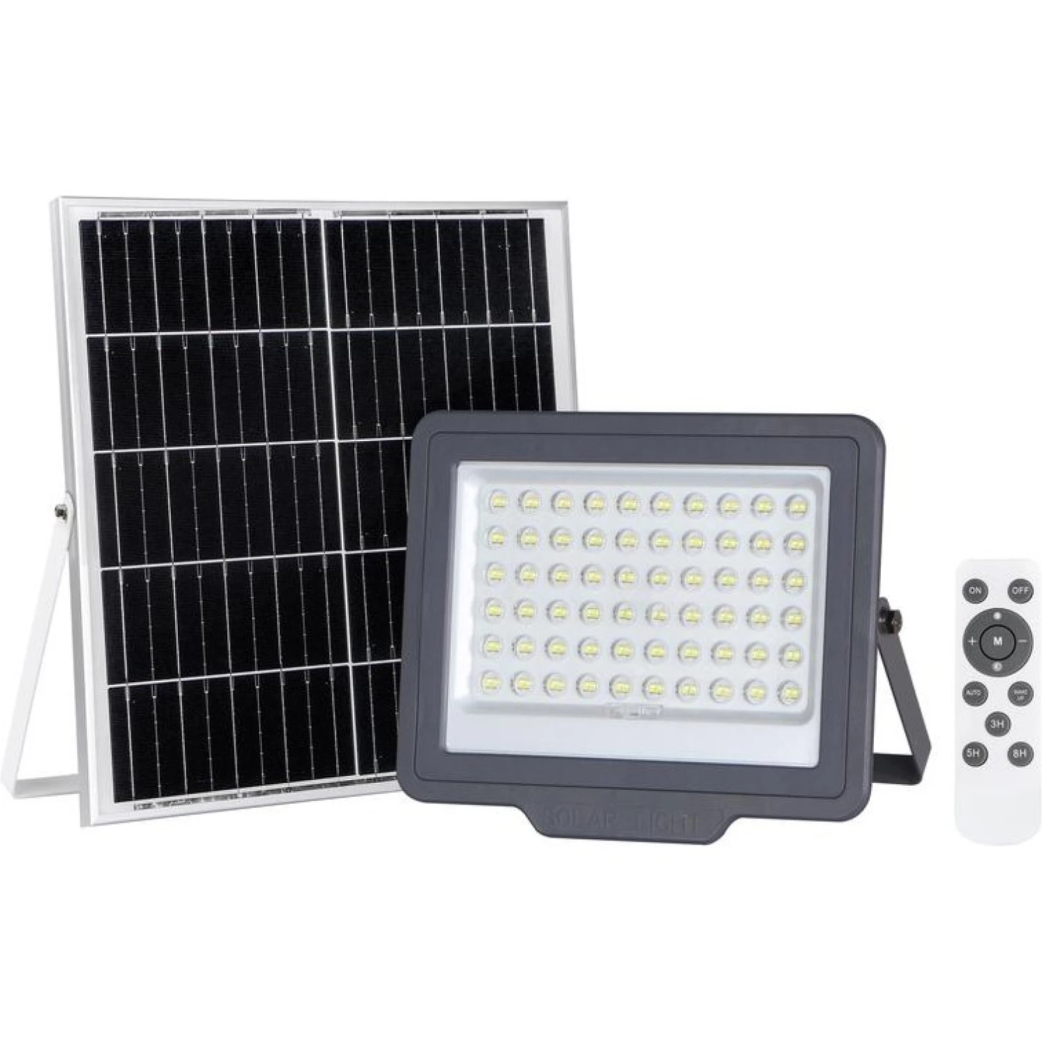 Прожектор светодиодный JazzWay PFL SOLAR 150 6500К IP65 (в компл. с солнечной панелью и пультом)