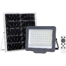 Прожектор светодиодный JazzWay PFL SOLAR 150 6500К IP65 (в компл. с солнечной панелью и пультом)