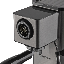 Кофеварка рожковая Endever Costa-1090 стальной, исп. кофе - молотый, 1,2 л, 1400 Вт, 15 бар
