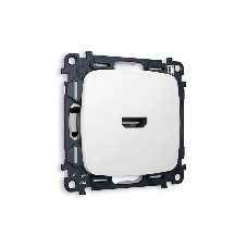 Комплект механизма розетки HDMI 2.0 OMEGA Белый матовый 40V/500MO 2.0GHz 5-18Gbit/s QUANT (OP1340, VM222) MO134010 Комплект механизма розетки HDMI 2.0 OMEGA Белый матовый 40V/500MO 2.0GHz 5-18Gbit/s QUANT (OP1340, VM222) MO134010