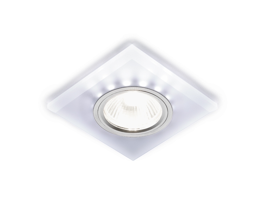 Встраиваемый точечный светильник S215 W/CH/WH матовый/хром/MR16+3W(LED WHITE)