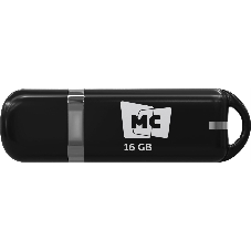 Флешка USB MORE CHOICE МФБ16 Black (4620202558862), 16GB, USB 3.0, R/W 25/15, черный