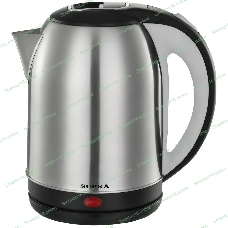 Чайник электрический SUPRA KES-1824 1.8 л, 1500 Вт, серебристый/черный (корпус: нержавеющая сталь)