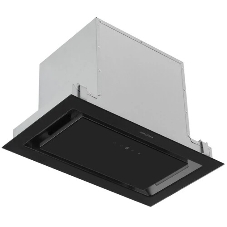 Вытяжка встраиваемая Krona Selina 600 Glass S черный, 52 см, 1300 куб. м/ч, 61 дБ