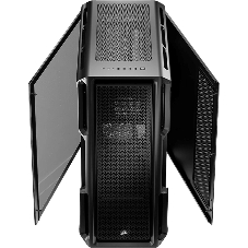 Корпус без блока питания Case Corsair 5000T, Midi-Tower, TG, no fan, 4xUSB-A 3.2, 1xUSB 3.2 Type-C, E-ATX, ATX, mATX, mITX черный