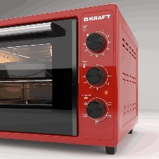 Мини-печь KRAFT KN-MO 3902 FKR красный