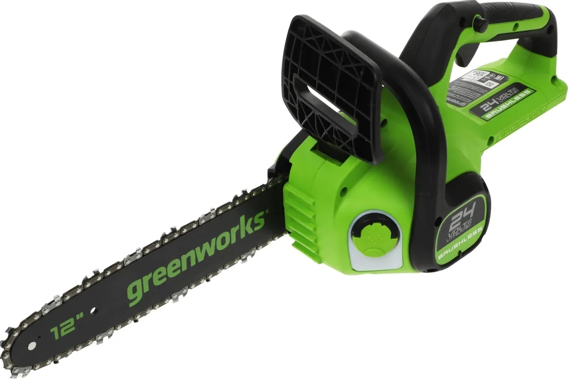 Цепная пила аккумуляторная Greenworks GD24CS30, 24V, 30 см, бесщеточная, без АКБ и ЗУ [2007007]