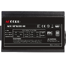 Блок питания Accord ACC-SFX600-80, 600Вт, 80мм,черный
