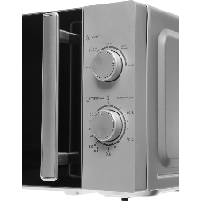 Микроволновая печь Haier HMB-MM207SA серебристый, 20 л, 700 Вт, переключатели - поворотный механизм