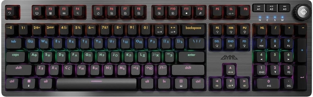 Клавиатура GMNG GG-KB790X (1913918) проводная, USB, черный/серый