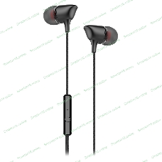 Проводные наушники Olmio Joy черный, внутриканальные, Jack 3.5 мм, микрофон