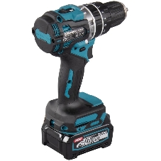 Дрель-шуруповерт Makita HP002GD201, 40 В, 2,5 Ач, 64 Нм, бесщеточный, ударный