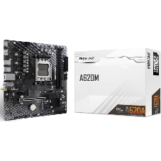 Материнская плата Biostar A620MS-E, AM5, AMD A620A, 2xDDR5, 2xSATA, 1xM.2, 1xPCIe 4.0 x16, 1xPCIe 3.0 x1, 1xHDMI, 1xDP, 1x1Gb LAN, 4xUSB-A 5Gbps, 2xUSB-A 2.0, 7.1, mATX