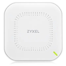 Точка доступа Zyxel NebulaFlex NWA90AX PRO, WiFi 6, 802.11a/b/g/n/ac/ax (2,4 и 5 ГГц), MU-MIMO, антенны 3x3, до 575+2400 Мбит/с, 1xLAN 2.5GE, PoE, защита от 4G/5G, БП в комплекте