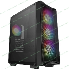 Компьютерный корпус Deepcool CC560 MESH V2 черный без БП ATX 4x120мм 5x140мм 2xUSB 3.0 audio bott PSU