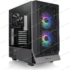 Компьютерный корпус Thermaltake Ceres 300 TG ARGB черный без БП ATX 3x140мм 2xUSB 3.0 1xUSB3.1 audio bott PSU