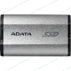 Внешний SSD ADATA SD810, 1TB, USB 3.2 Gen 2x2 Type-C, R/W 2000/2000, серебристый