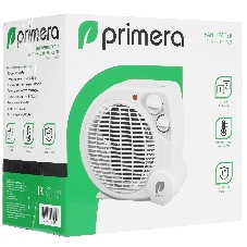 Тепловентилятор Primera FHP-2012-FWT белый, керамический, 20 м², 2000 Вт