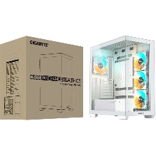 Компьютерный корпус Gigabyte GB-C500PI ST белый без БП ATX 3x120мм 6x140мм 2xUSB 3.0 1xUSB3.1 audio bott PSU