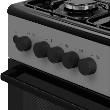 Плита газовая Maunfeld MGC50GEGR08 серый, конфорок 4 шт, духовка 59 л, 50 см x 88 см x 65 см