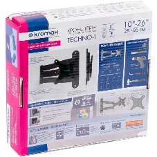 Кронштейн для телевизора Kromax TECHNO-1 темно-серый, 10