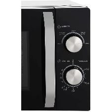 Микроволновая печь Haier HMB-MM208BA черный/серебристый, 20 л, 800 Вт, переключатели - поворотный механизм