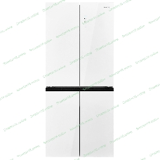 Холодильник Maunfeld MFF192NFPW01 Inverter белый трехкамерный 334/184л морозилка снизу, No Frost, Side by Side