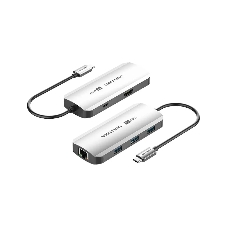 USB-концентратор Vention TQHHB, USB Type-C, USB/HDMI/RJ-45, USB Type-C
