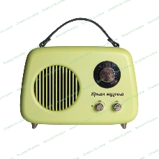 Радиоприемник СИГНАЛ БЗРП Fresh РП-343 зеленый, УКВ 87,5-108МГц, DC5В,акб,BT/USB/AUX 10125