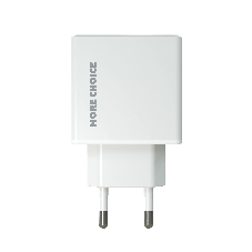 Сетевое зарядное устройство MORE CHOICE (4610196408915) NC60a 1USB-C 3.0A PD 20W быстрая зарядка для Type-C, белый