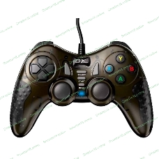 Геймпад проводной Genius GX-19UV/для ПК и PlayStation3, PlayStation4/19 кнопок/2 вибромотора/2 мини-джойстика/кабель1.8м/темно-медный (31610003400)