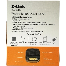 Роутер беспроводной D-Link DSL-2640U/R1A ADSL2+ черный ANNEX А