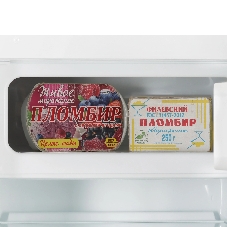 Встраиваемый холодильник Electrolux LFB3AE82R c МК, объем МК 16 л, полезный объем холодильника 94 л, механическое управление, В=82см, Ш=56 см, статическая система, крепление дверцы на направляющих, класс энергопотребления - А++.