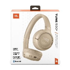 Беспроводные наушники JBL Tune 530BT бежевый, накладные, Bluetooth, складная конструкция