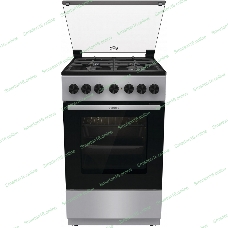 Плита комбинированная Gorenje GK5B44SF серебристый, конфорок 4 газовых, духовка 70 л, 50 см x 85 см x 59.4 см
