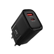 Сетевое зарядное устройство MORE CHOICE NC82 1USB+1Type-C 3.0A PD 35W+QC3.0 для Type-C Type-C черный