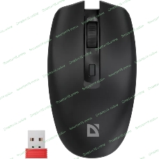Мышь беспроводная Defender Proto MM-332 черный, 3200 dpi, радиоканал, Bluetooth, USB, кнопки - 4